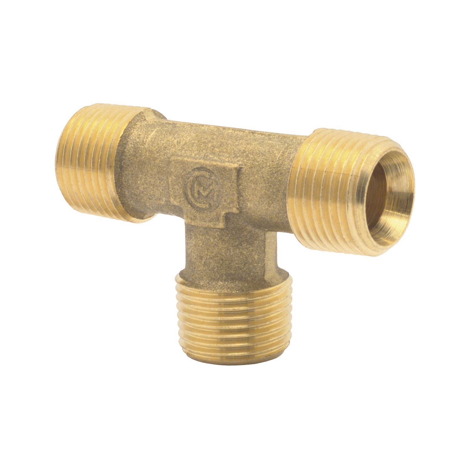 Druckluft T Stück mit AG 1/4" aus Messing