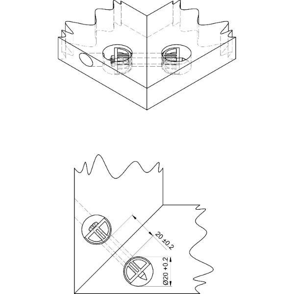 secOtec Universalverbinder 4,2X55 mm SB-6 BL1