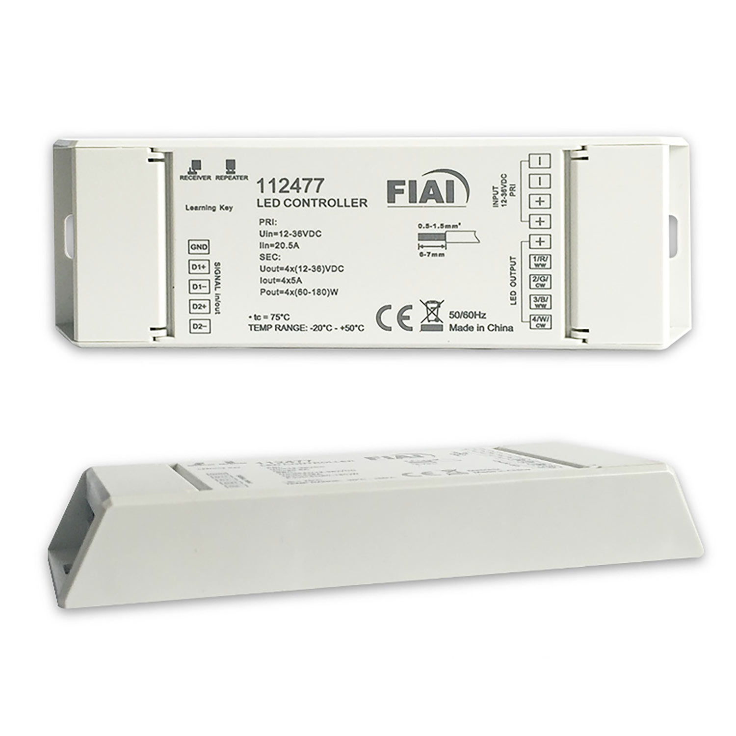 ISOLED Sys-One Funk PWM-Dimmer 4 Kanal 12-36V 4x5A 48V 4x2.5A