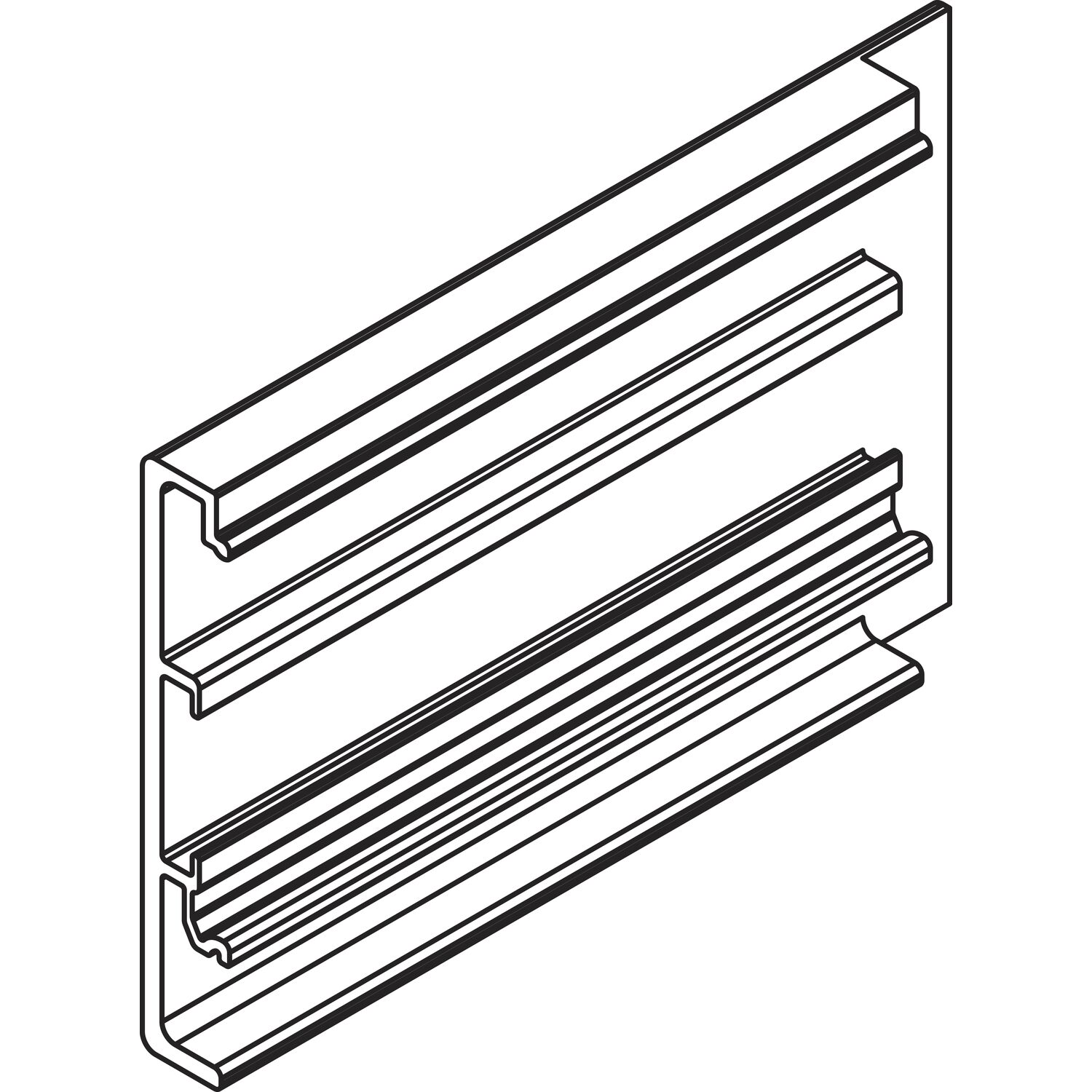 HAWA-Junior 80/100 B Abdeckkappe Clipblende 53 mm rechts silber