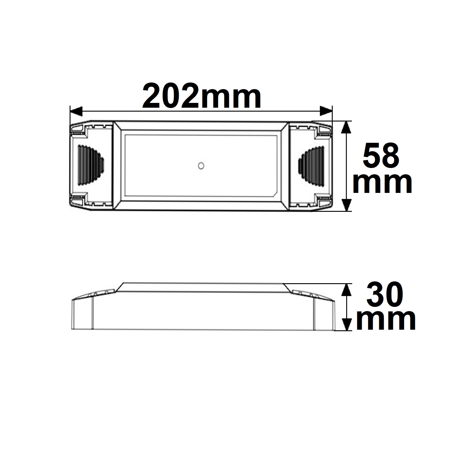 ISOLED LED Konstantstrom Trafo 700/800/900/950/1050/1200mA 40W Push/1-10V/DALI dimmbar SELV