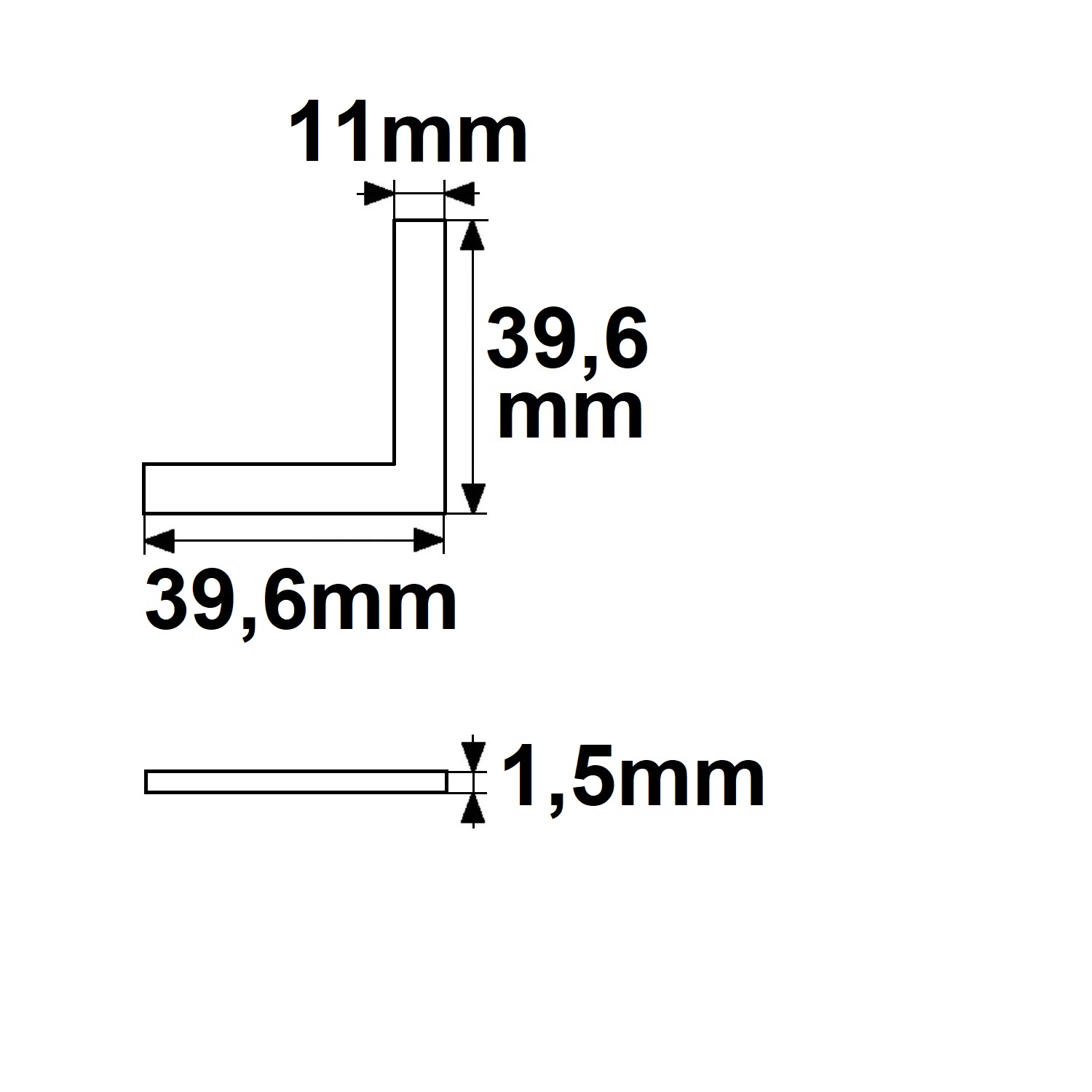 ISOLED Eckverbinder für Profil DIVE24/SURF24 90° 4er Set