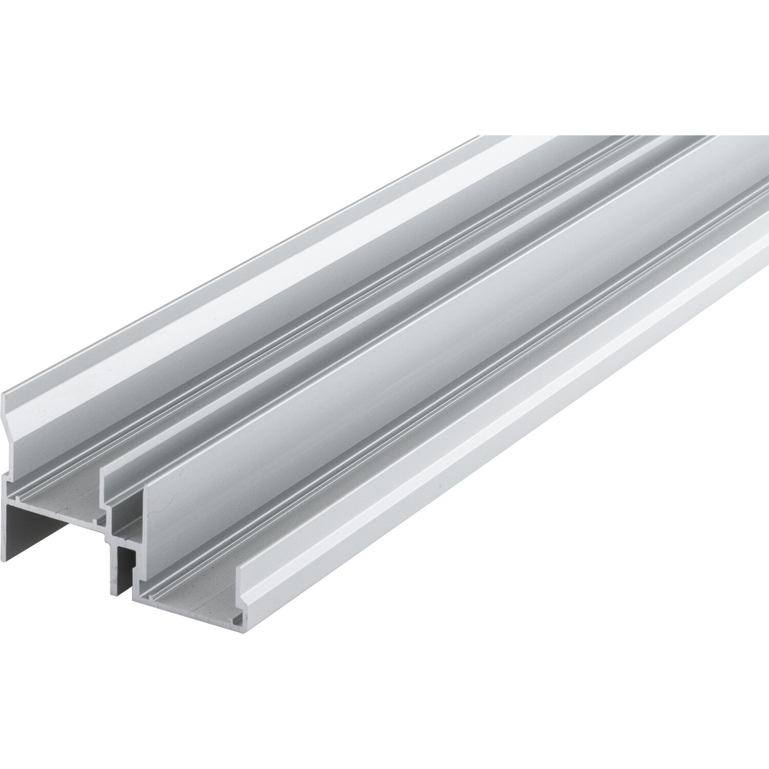 Hawa HAWA Combino Doppellaufschiene 65 H MS/FS - 80 H FS 2500 mm, Aluminium eloxiert