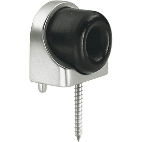 FSB Bodentürpuffer 38 3888 - Platte 48 x 35 mm,Anschlag Gummi, silber eloxiert