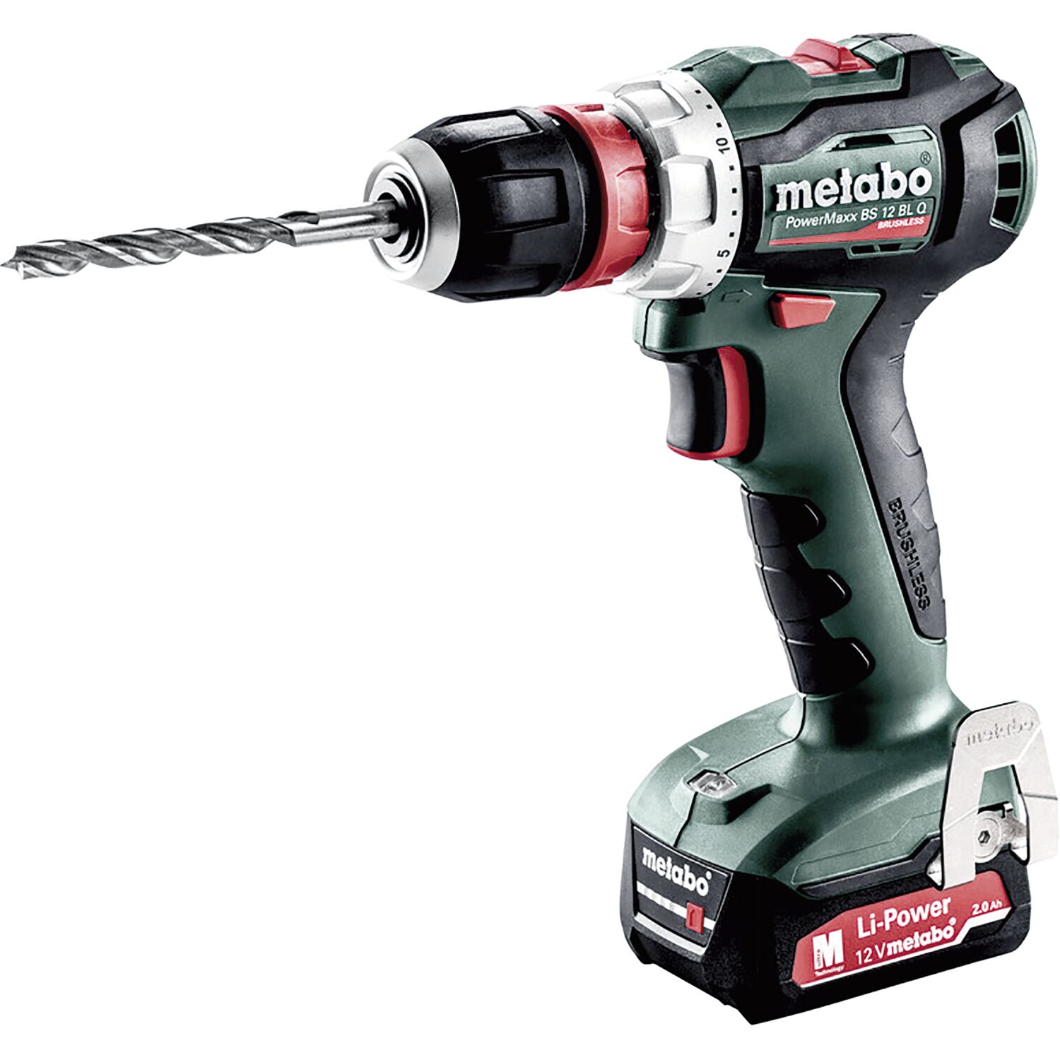 Metabo Akku-Bohrschrauber BS 12 BLQ 12 Volt / 2,0 Ah (IEC) Li-Ion ()