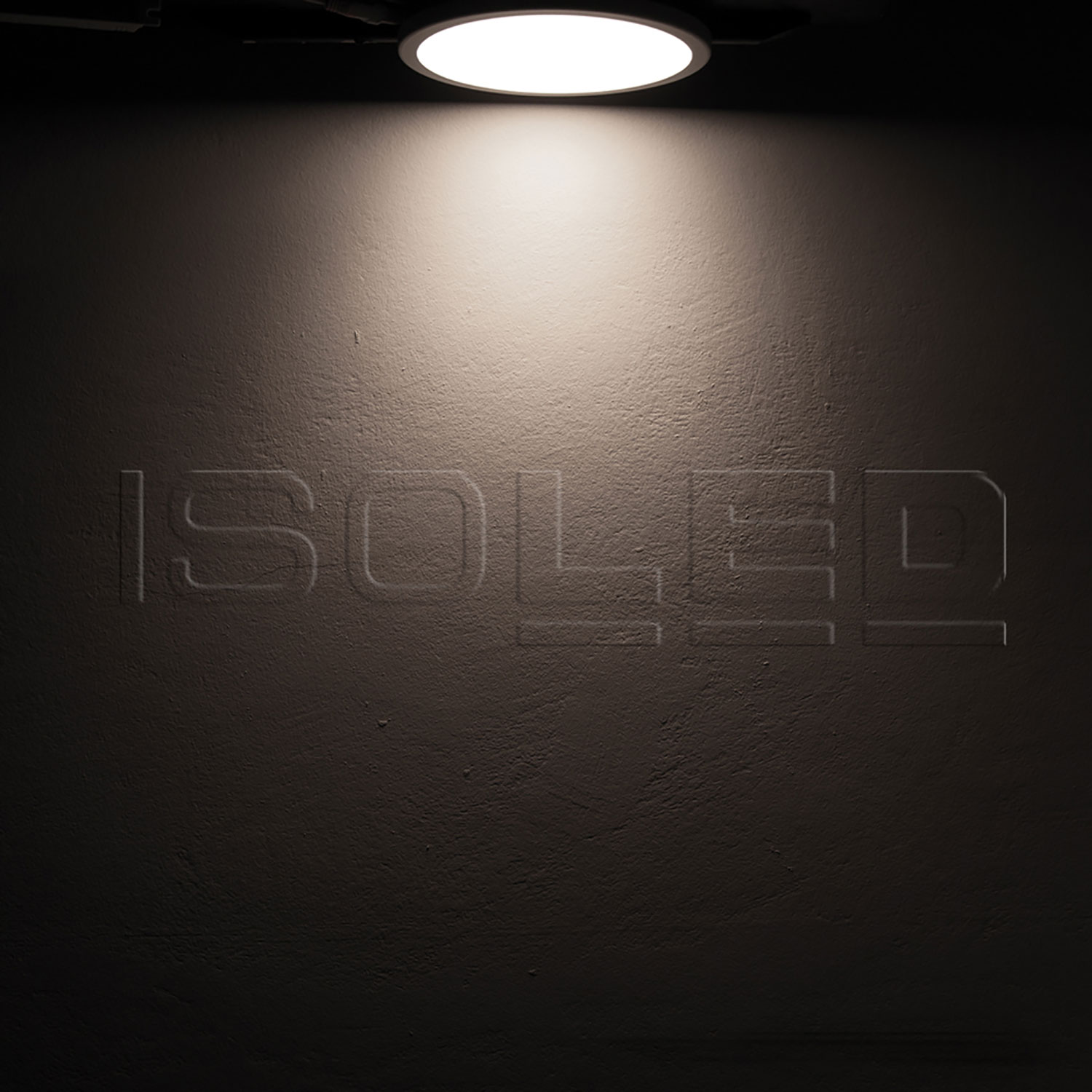 ISOLED LED Downlight Flex 23W prismatisch 120° Lochausschnitt 50-210mm neutralweiß dimmbar