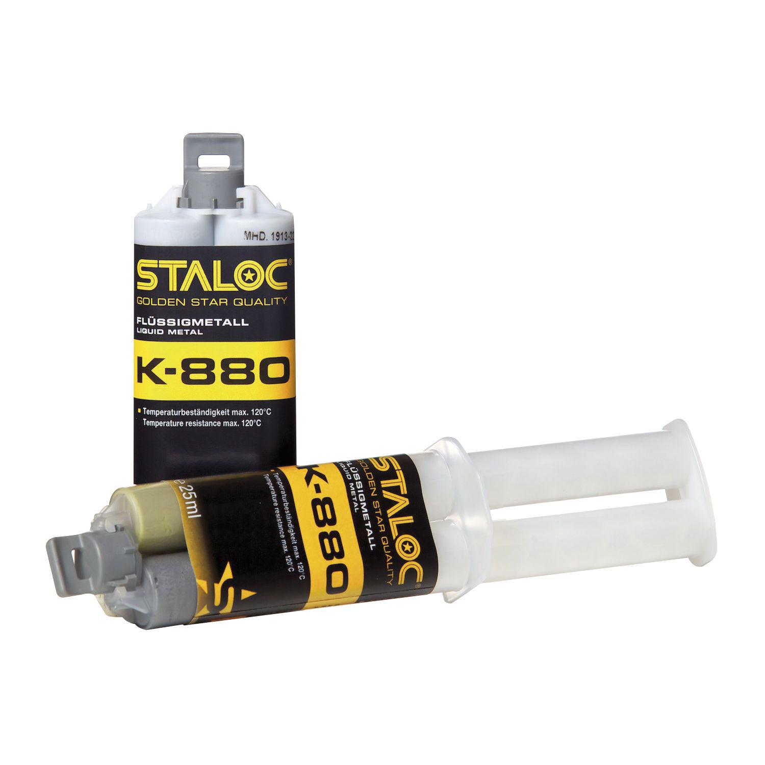 STALOC K-880 Flüssigmetall 25ml grau ohne Mischer (0.025l)