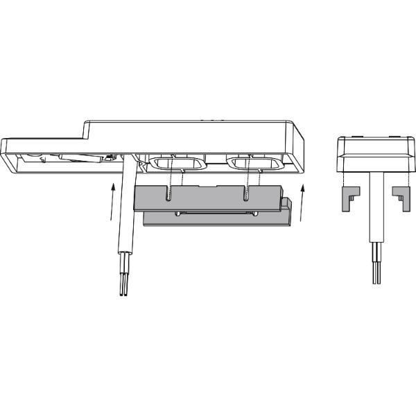 Maco #363185 MACO-TRONIC Unterlage für Reedkontakt Typ 4, PVC, weiß (363185)