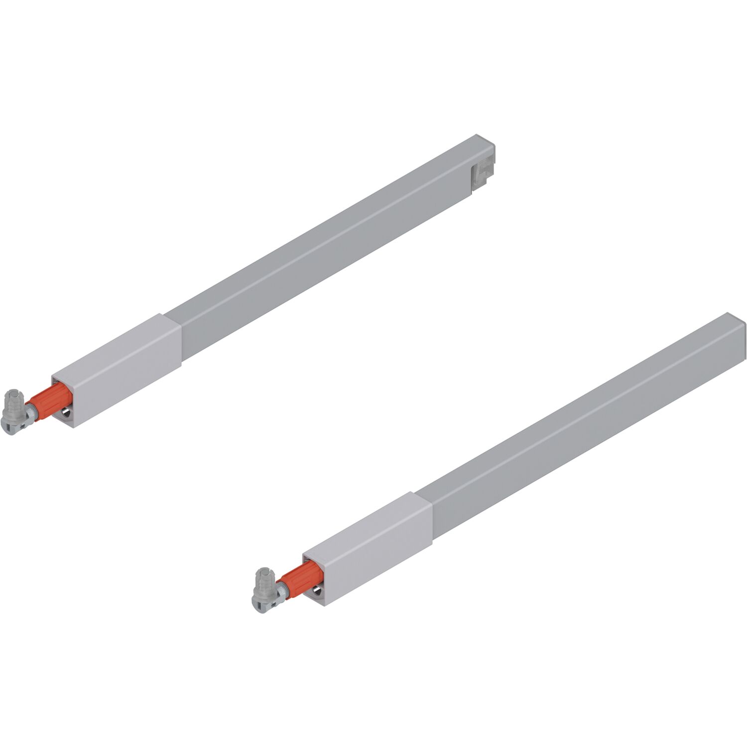 blum TANDEMBOX antaro Längsreling Set, NL 350, grau RAL 9006