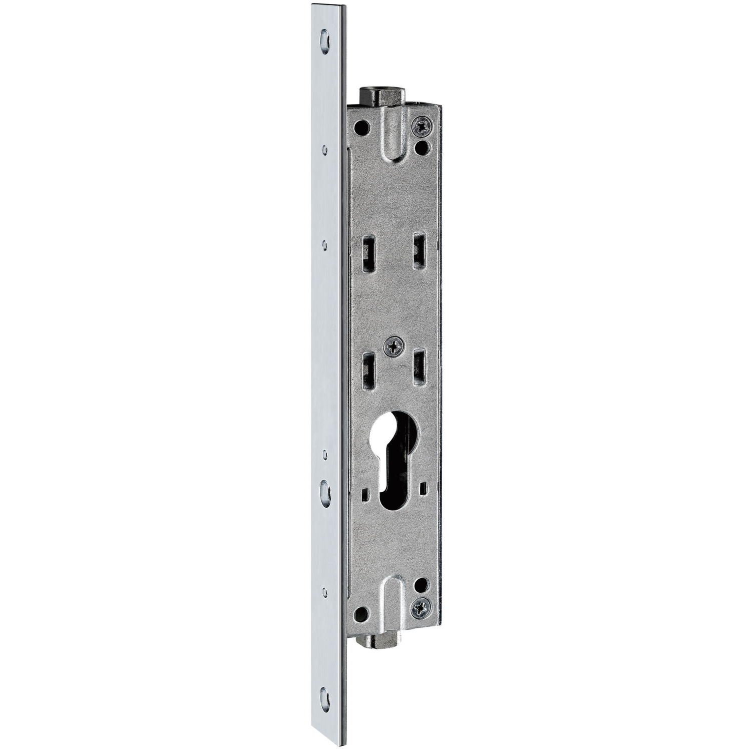 Fuhr Einbauriegel sperrbar PZ ohne Riegel, DM 21, Stulp 250 x 24 x 3 mm, verzinkt