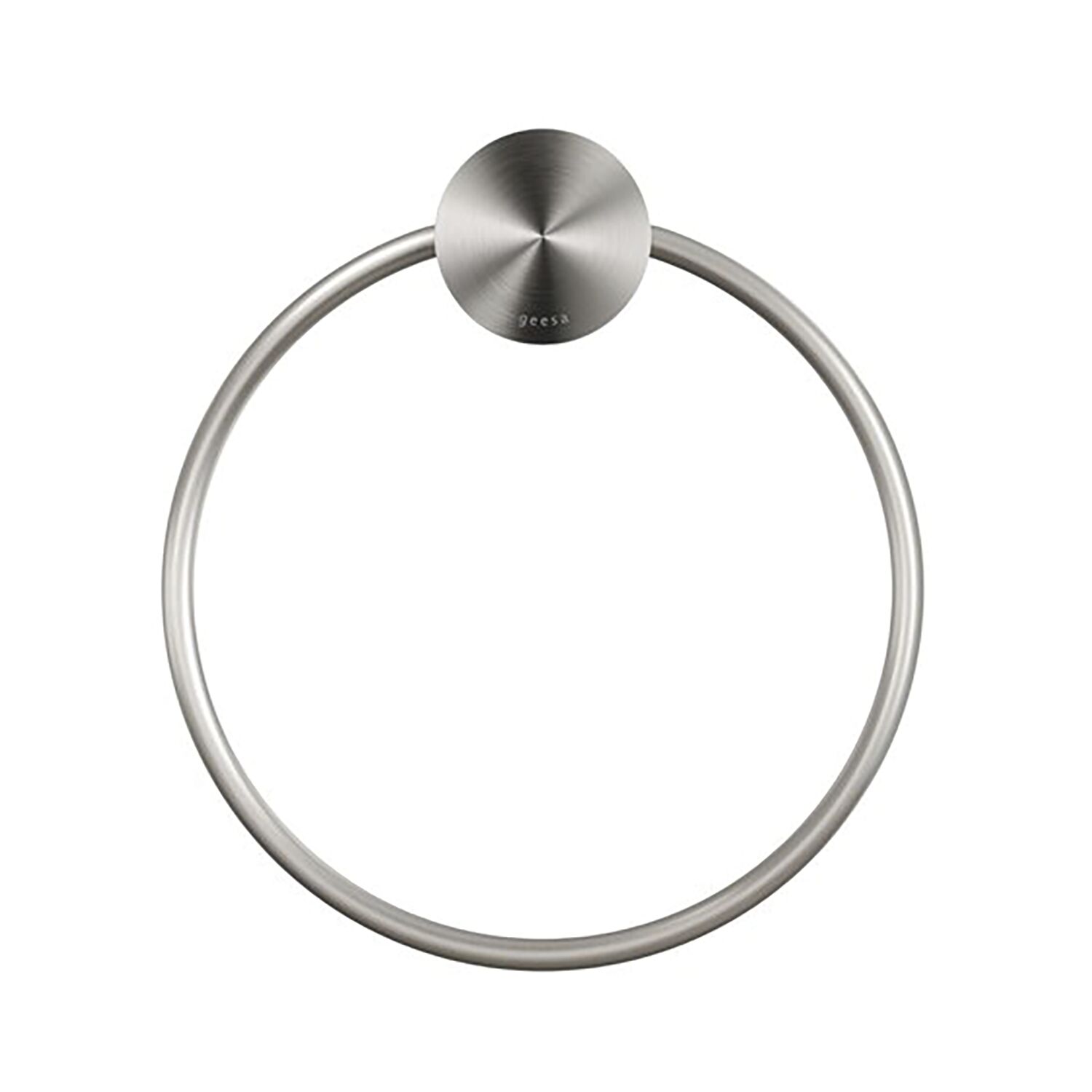 GEESA Handtuchring Opal Metallfinish Edelstahl gebürstet