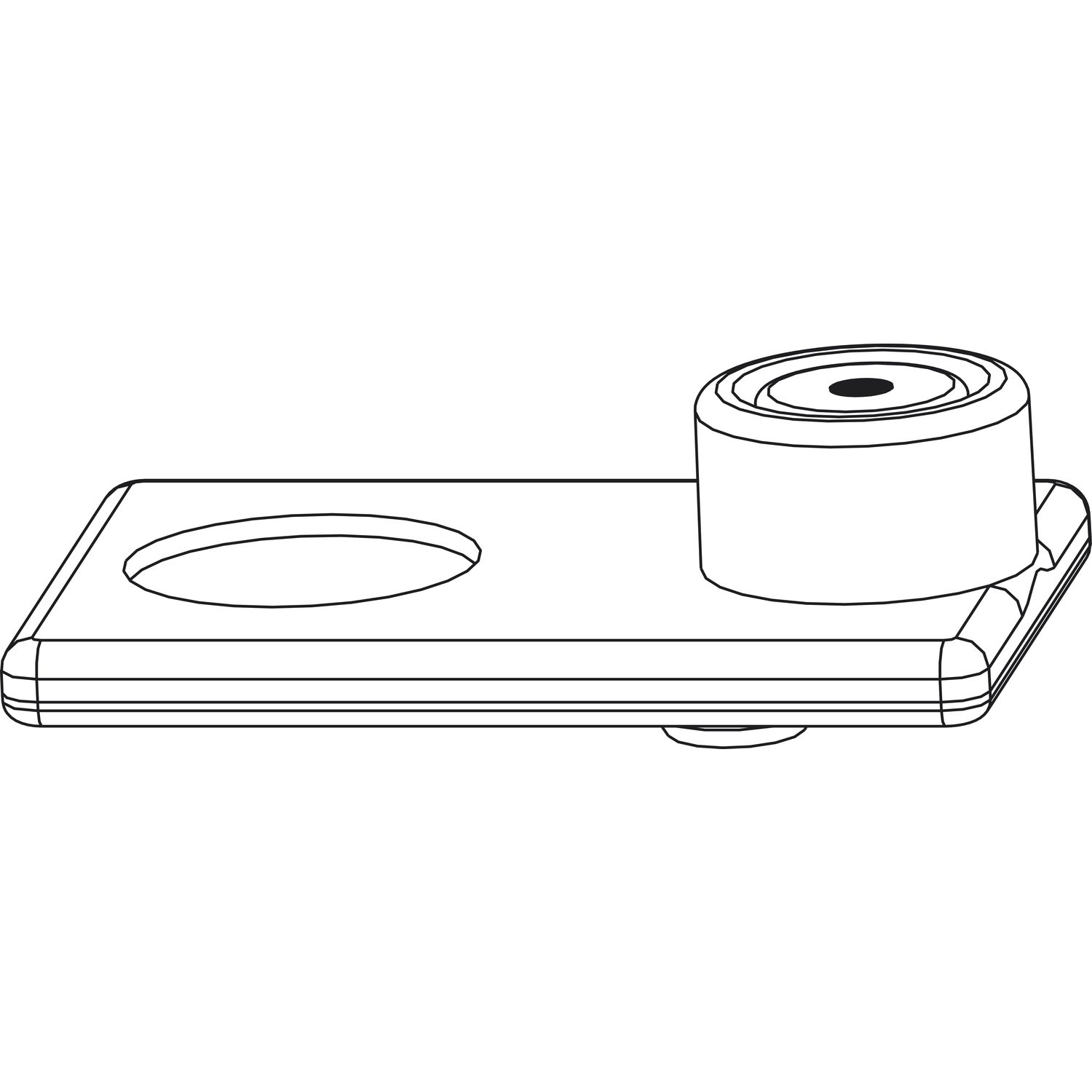 Maco #57425 MACO-TRONIC Adapter mit Kontaktgeber glatt (57425)