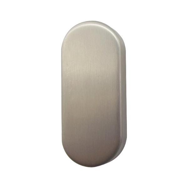 Grundmann GRUNDMANN Blindrosette BL, oval, verdeckt geschr., 29x71x8mm, Edelstahl
