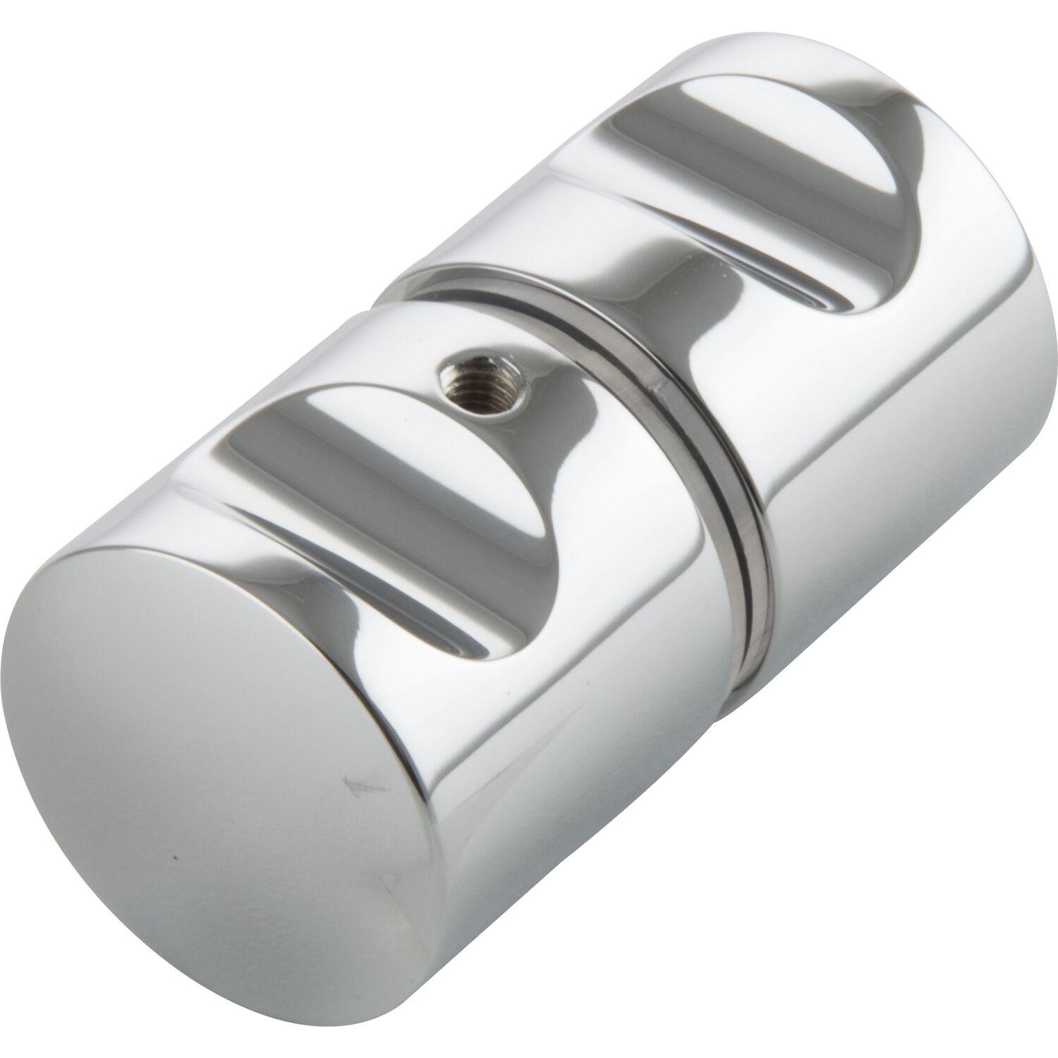 Steelbase Duschtürknopf KN-K4AL, 32 x 30 mm, Aluminium verchromt poliert