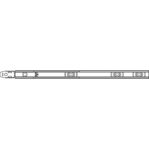 HAUTAU FL190 Öffnerschere mit Universal-Flügelbock, Alu silber eloxiert