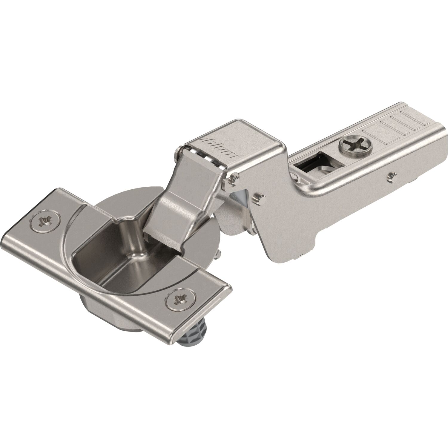 blum CLIP top Möbel Scharnier 110°, 18mm gekröpft mit Feder, Einpressen
