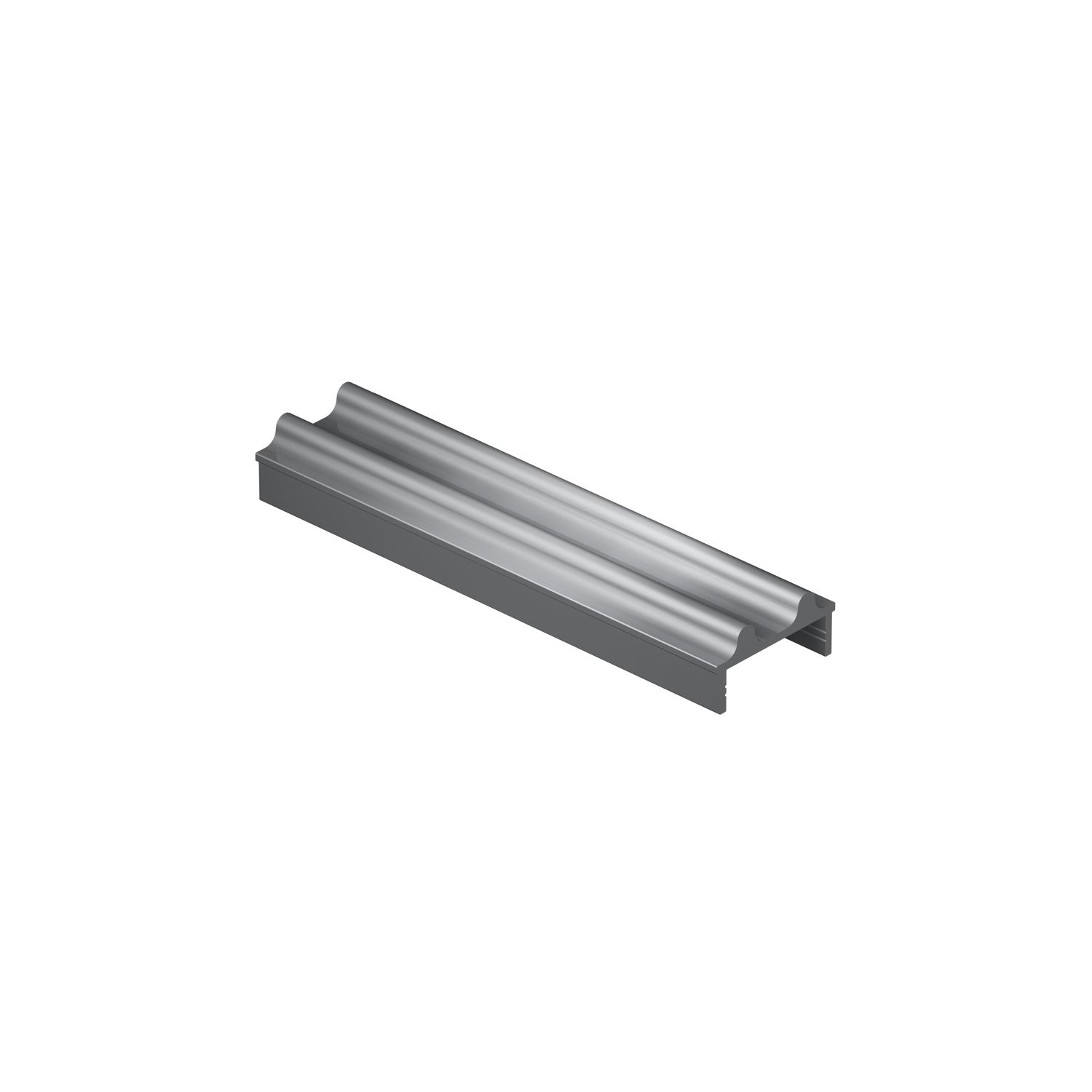 SUPRA Rahmen - Laufschiene auf Maß, Aluminium natur eloxiert (250 mm)