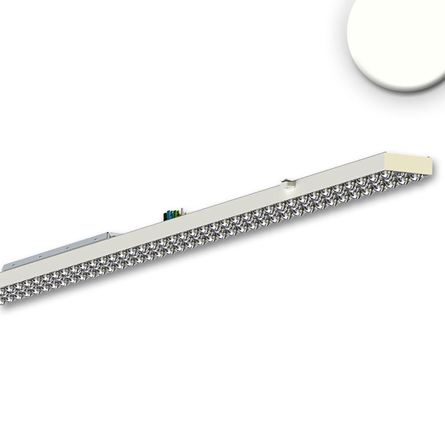 ISOLED FastFix LED Linearsystem S Modul 1,5m 25-75W 4000K 180lm/W 25° rechts DALI dimmbar