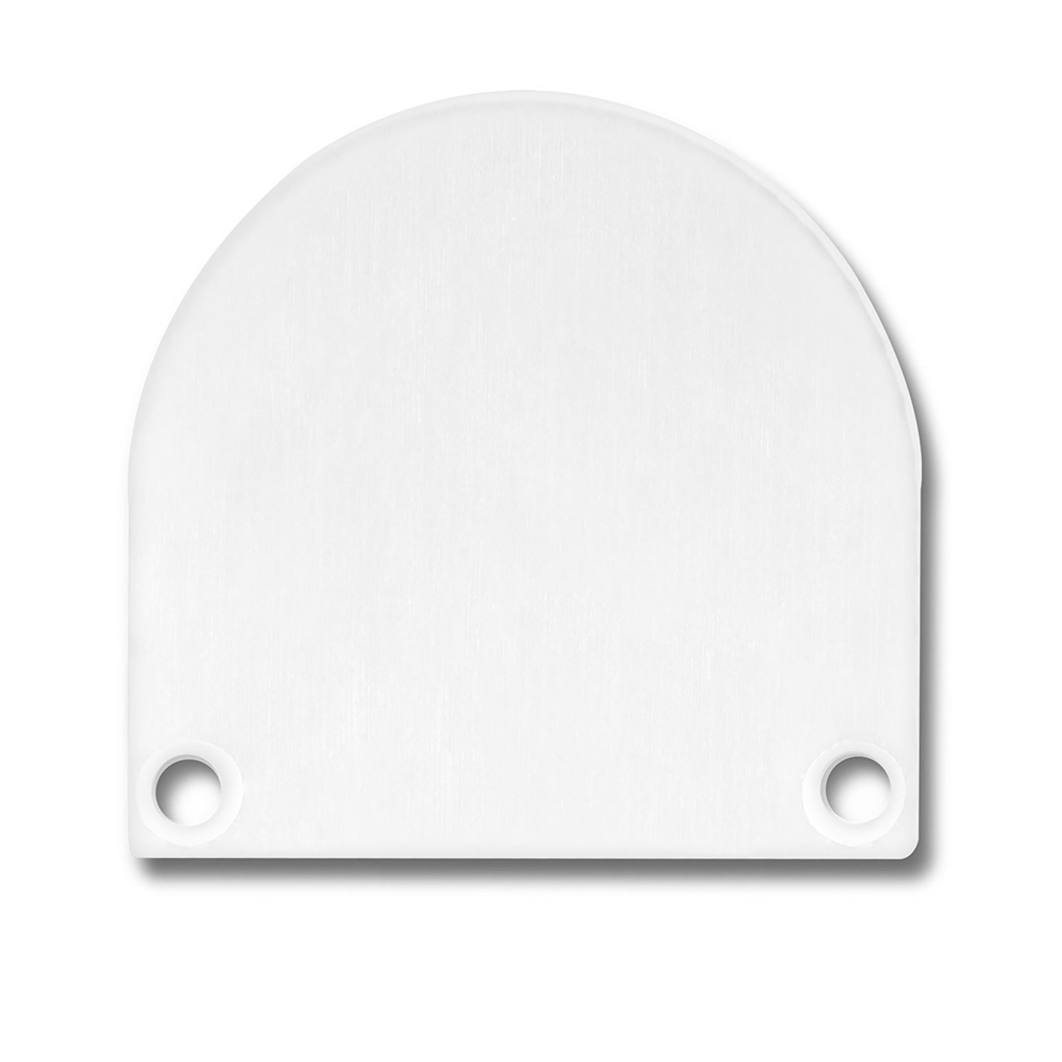 ISOLED Endkappe EC46 Alu weiß RAL 9010 für SURF/DIVE24 FLAT mit COVER13 2 STK inkl. Schrauben