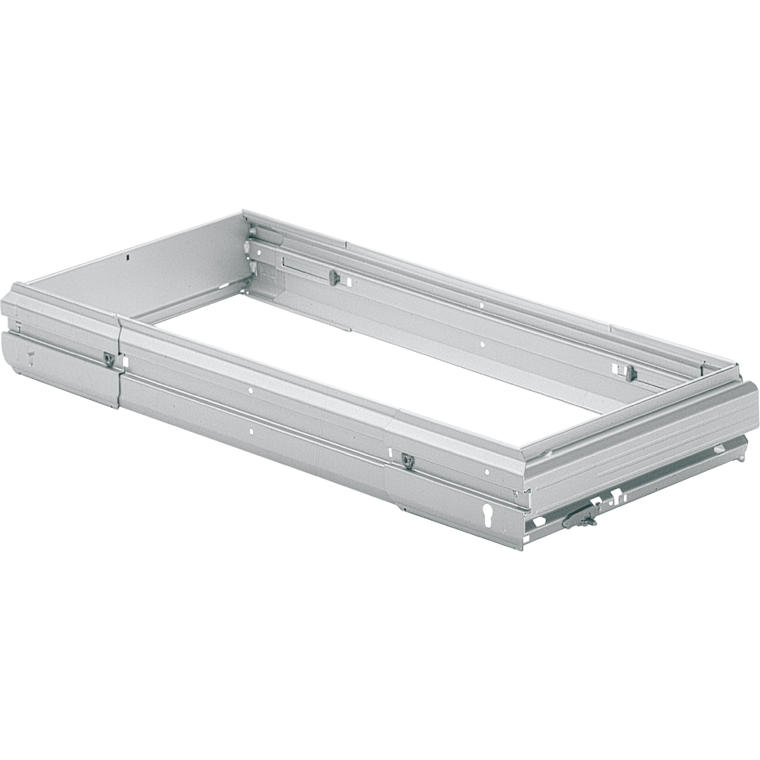 HETTICH Systema Top 2000 Hängeregistratur-Rahmen 1032-1204 / 316 mm Alu-Finish