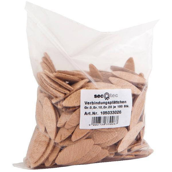 Verbindungsplättchen Holz Größe 0/10/20