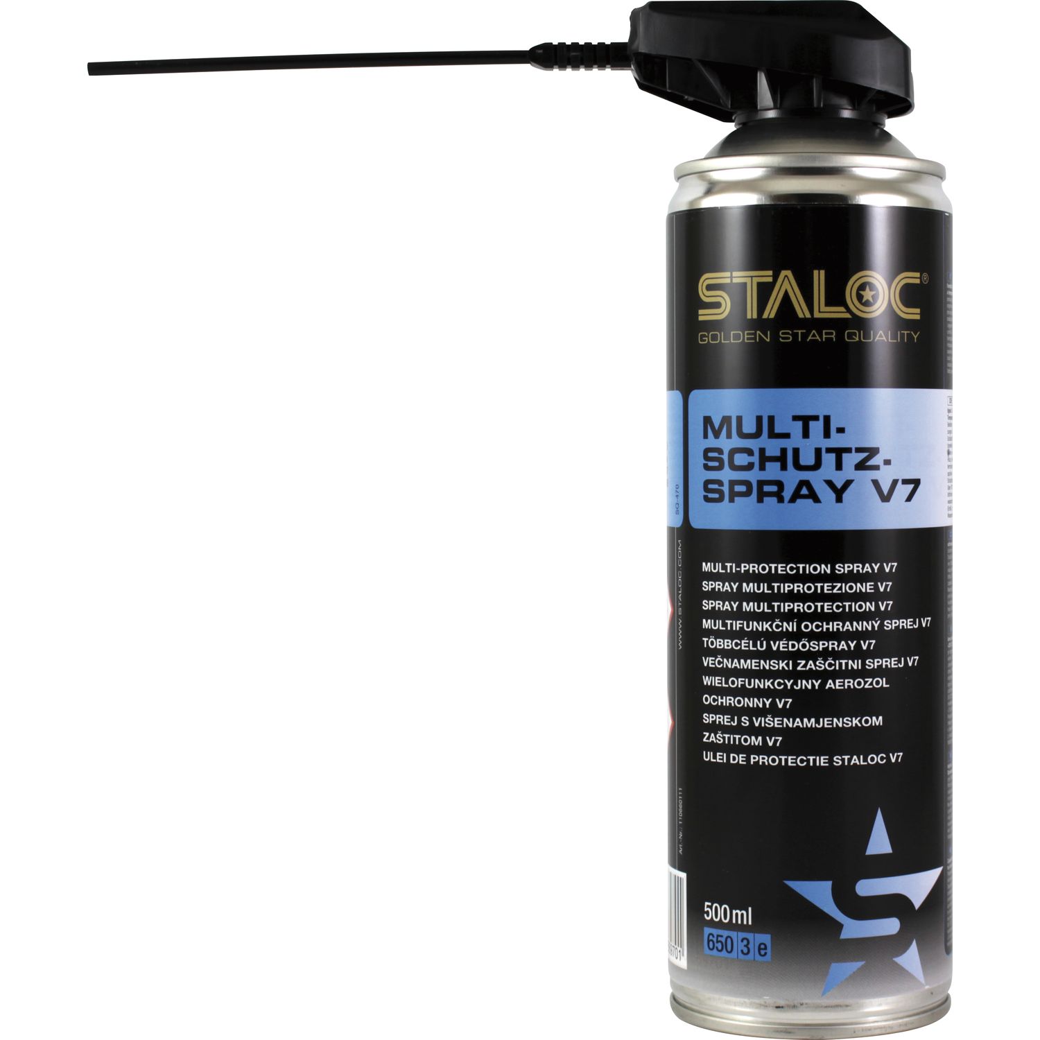 STALOC Multischutzöl MultiStraw V7 SQ-470, 500ml Spray mit Dualsprühkopf