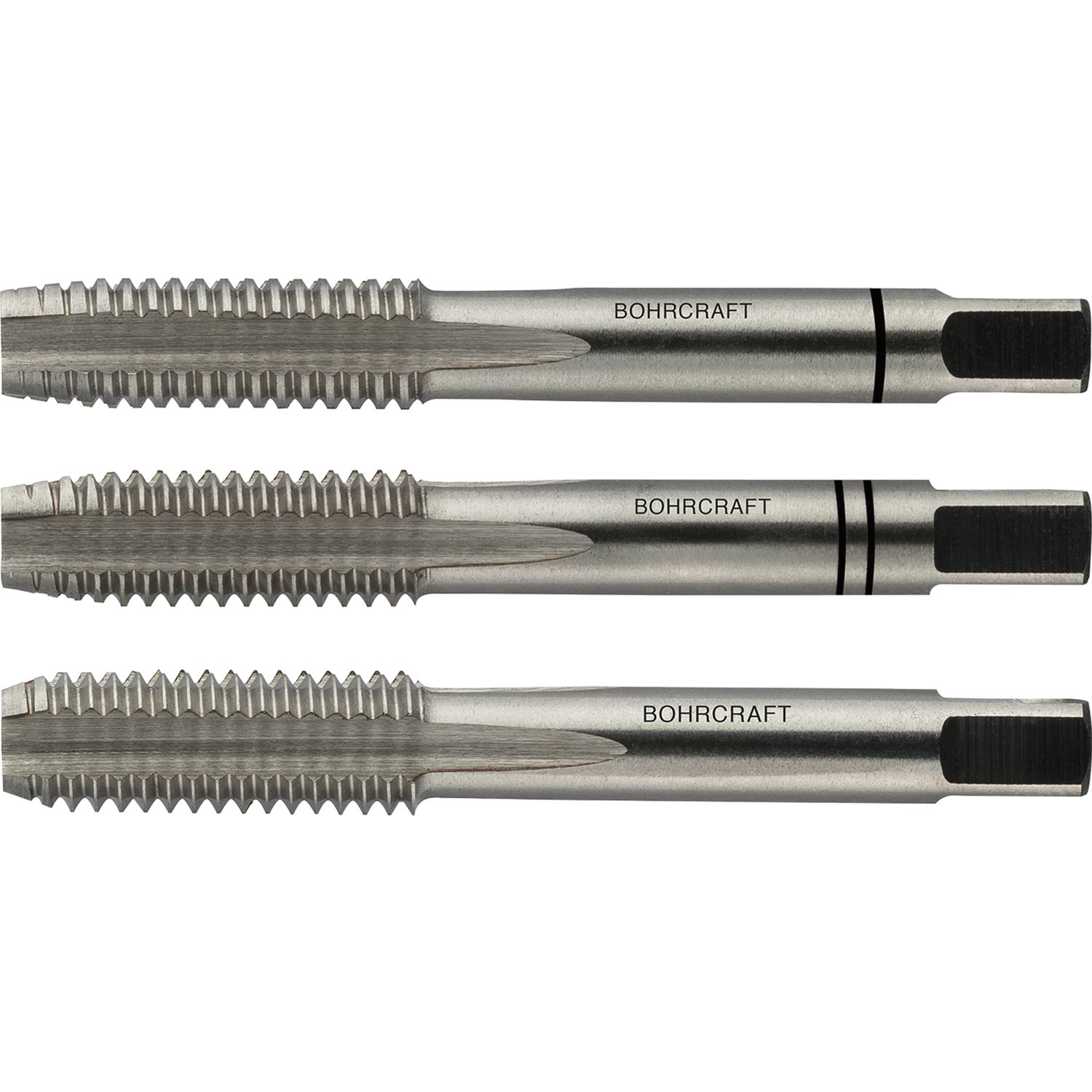 Bohrcraft Hand-Gewindebohrer-Satz HSSG DIN352 6H Gewindegröße M 14