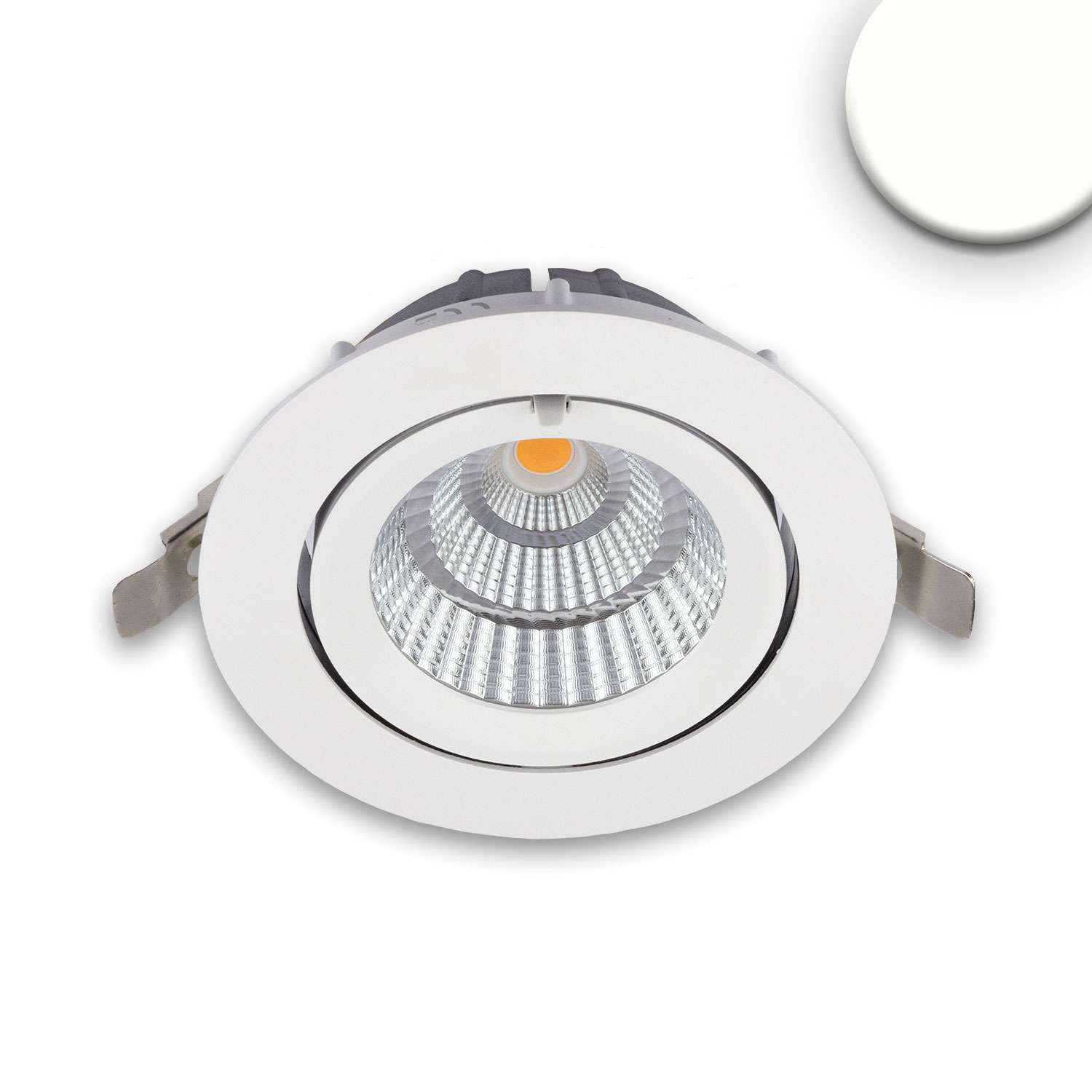 ISOLED LED Shop-Downlight Sphere 35W ausschwenkbar weiß neutralweiß
