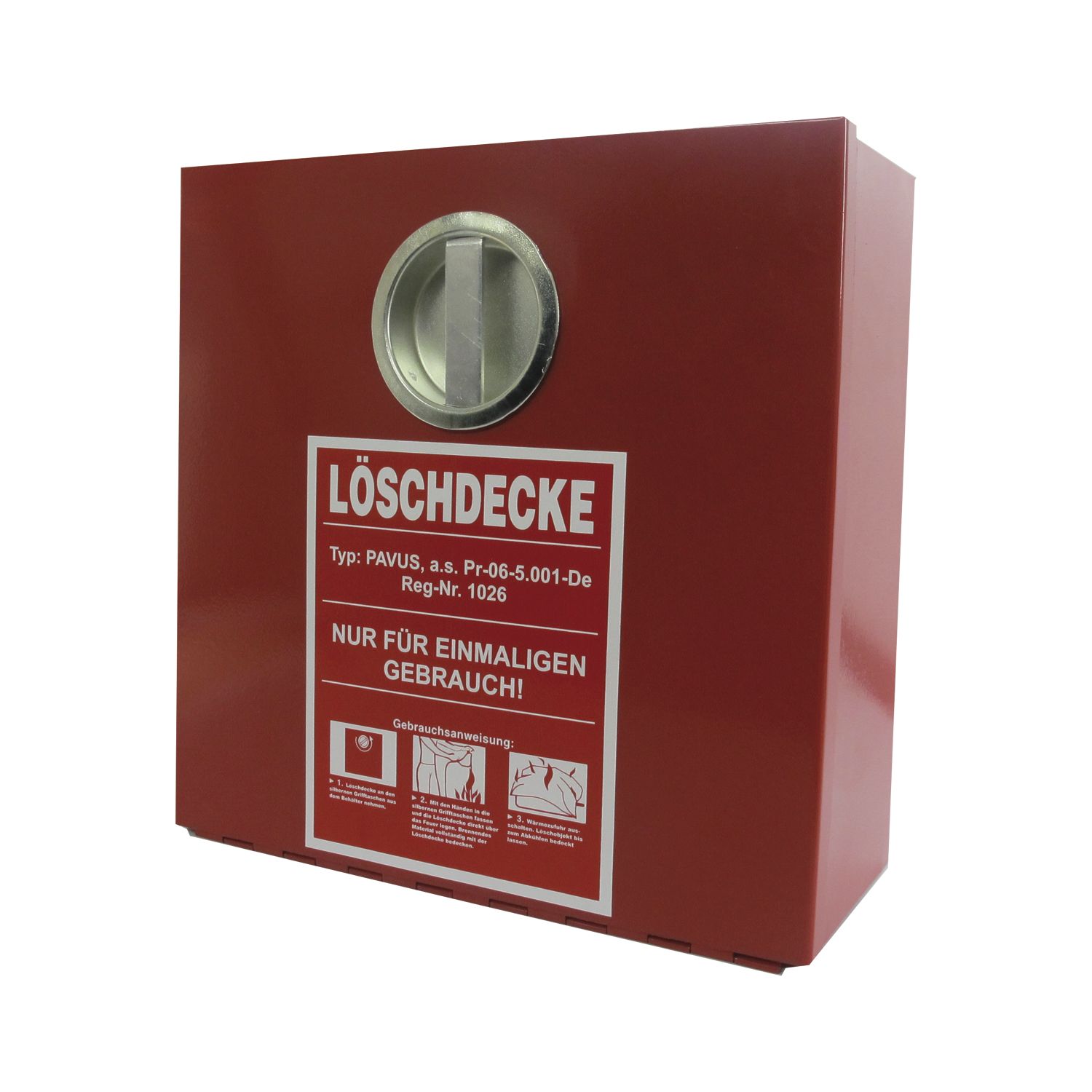 Leina-Werke Feuerlöschdeckenbehälter aus verzinktem Stahlblech 305 x 305 x 150 mm