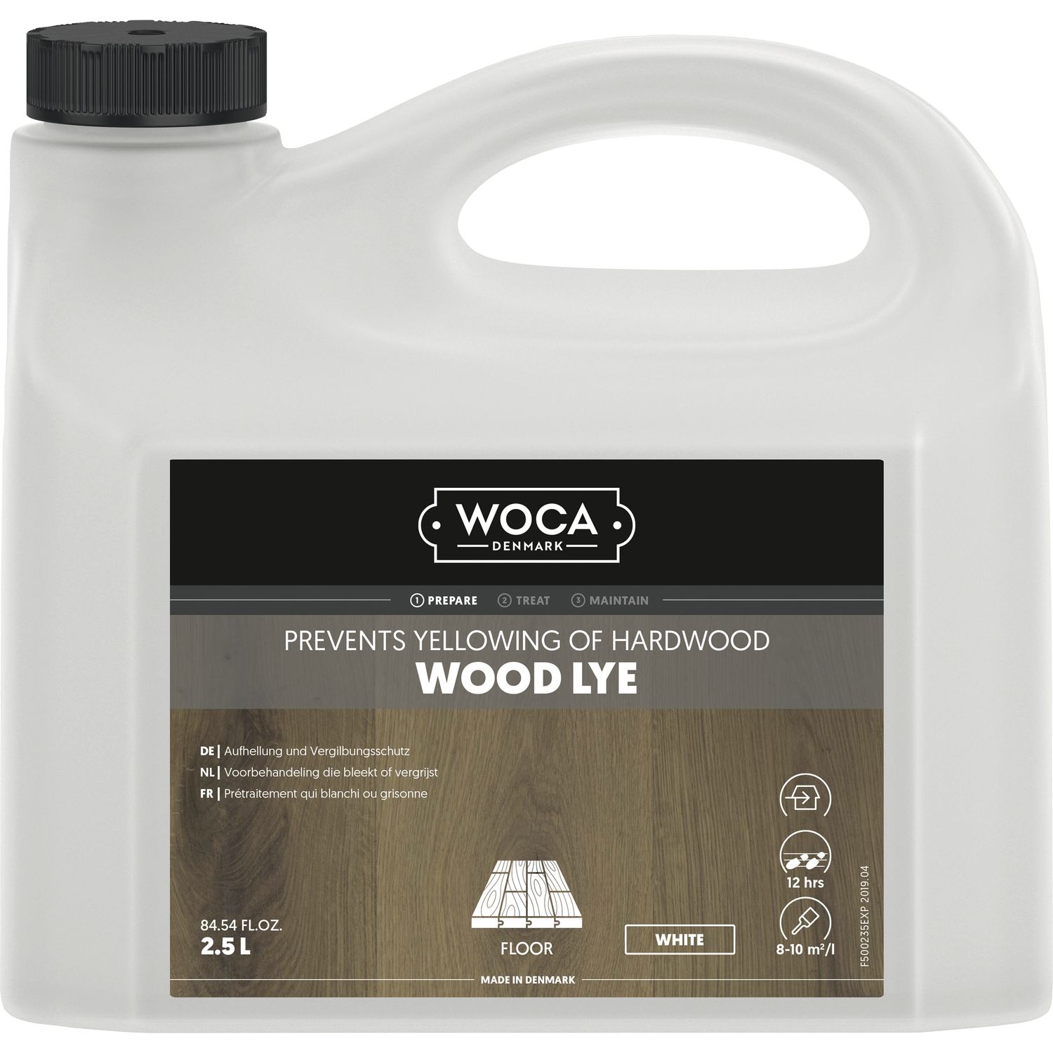 Woca Holzlauge weiß 2,5 Liter
