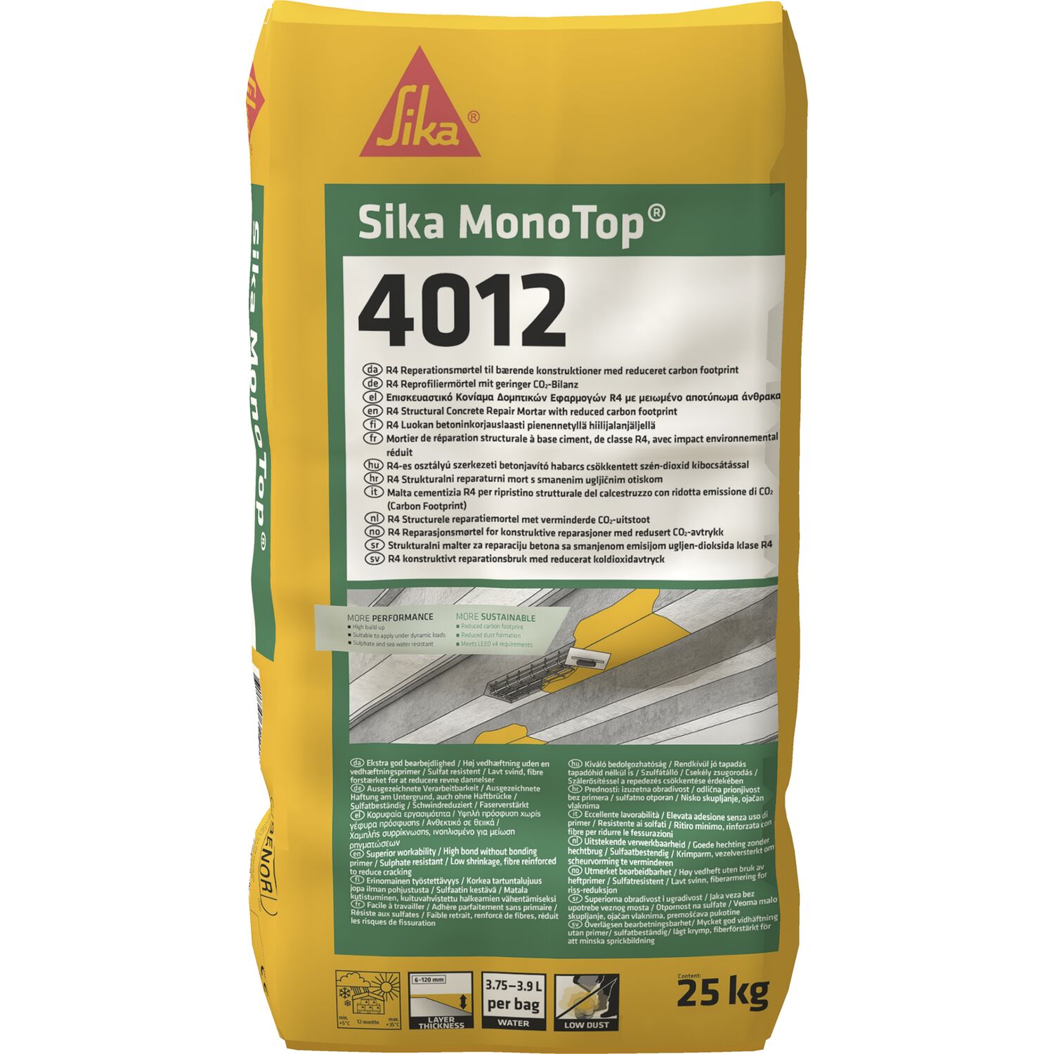 Sika Instandsetzungsmörtel MonoTop-4012 Eco 25kg
