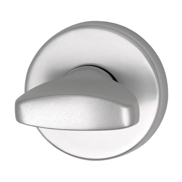 Grundmann WC-Absteller WG D70, ø 50 mm, mit Anschraubträger "A", silber eloxiert