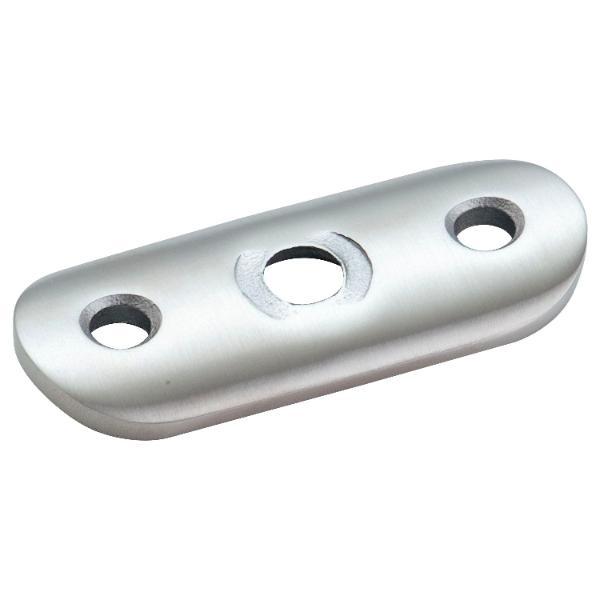 croso Handlaufträger-Platte für Rohr ø 42,4 mm, Edelstahl geschliffen V2A