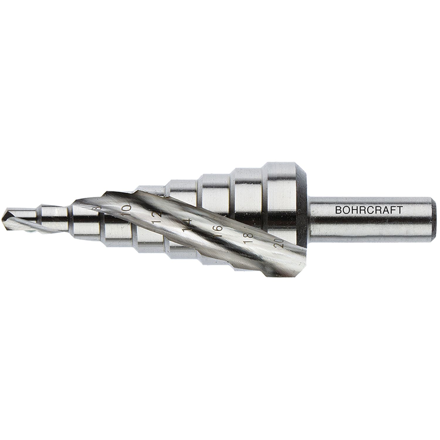 Bohrcraft Stufenbohrer Gr.5 HSS 2 Schneiden Bohrer ø 6,0-37,0 mm