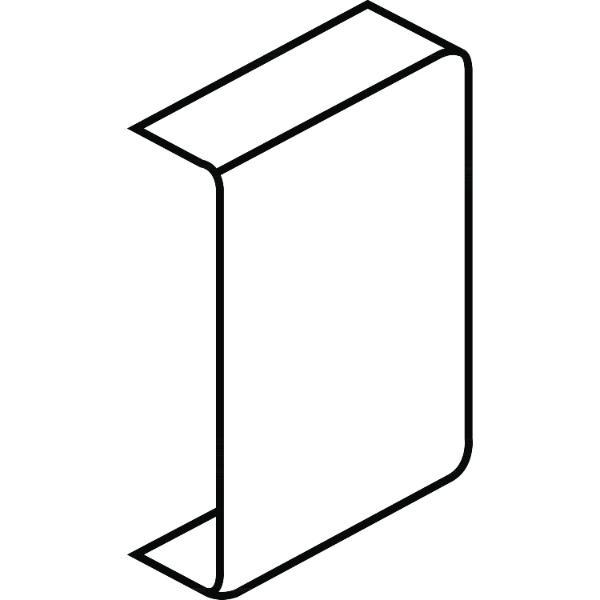 blum Metabox Metafile Abdeckkappen unbedruckt, KS cremeweiß