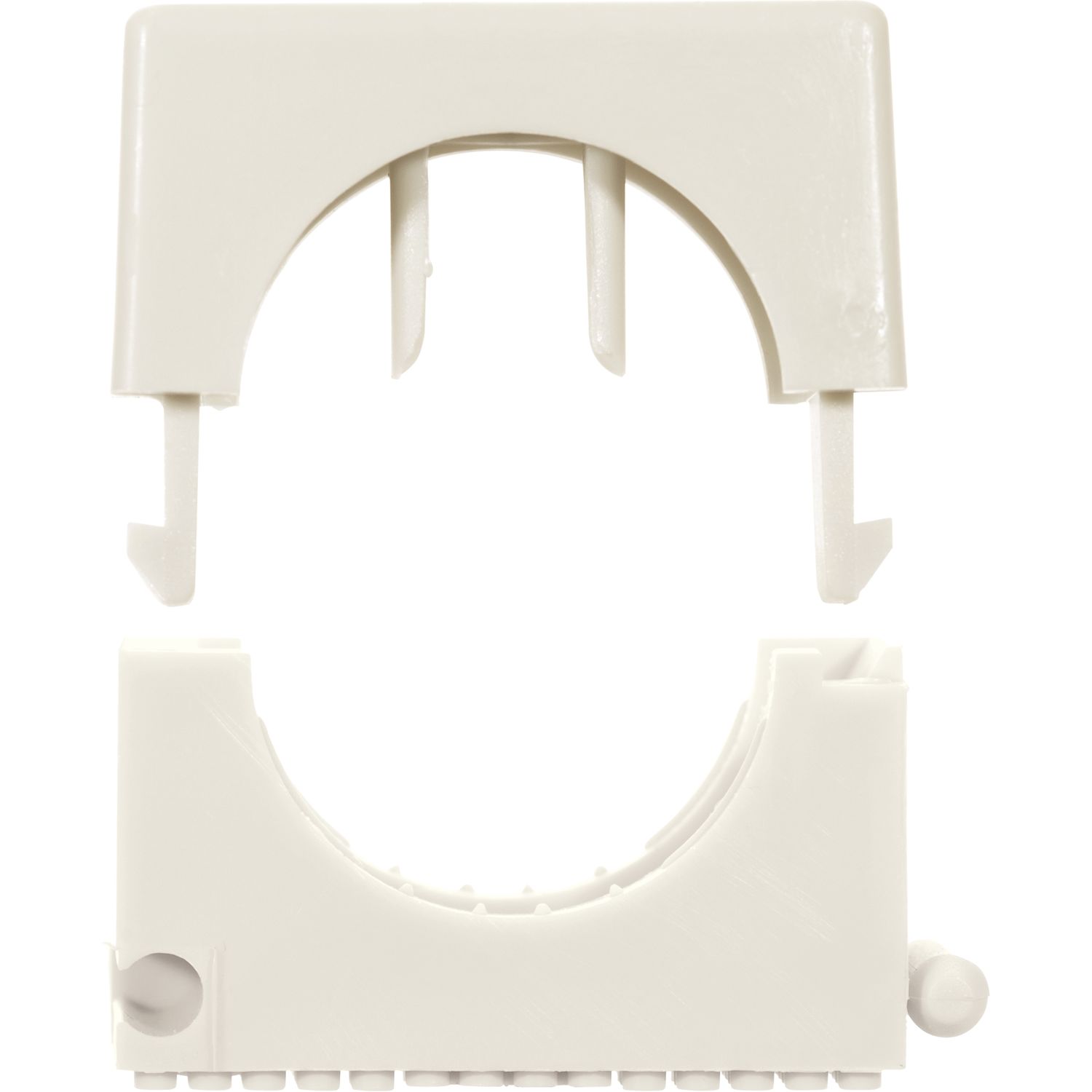 FISCHER SCH Schelle für ø 23-32 halogenfrei Nylon grau RAL7035 (25 Stück)