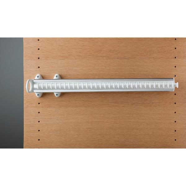 Servetto Self System Krawattenhalter Modell A Aluminium/Kunststoff weiß
