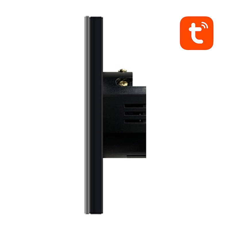 Avatto Smart Lichtschalter WiFi 2fach (schwarz)