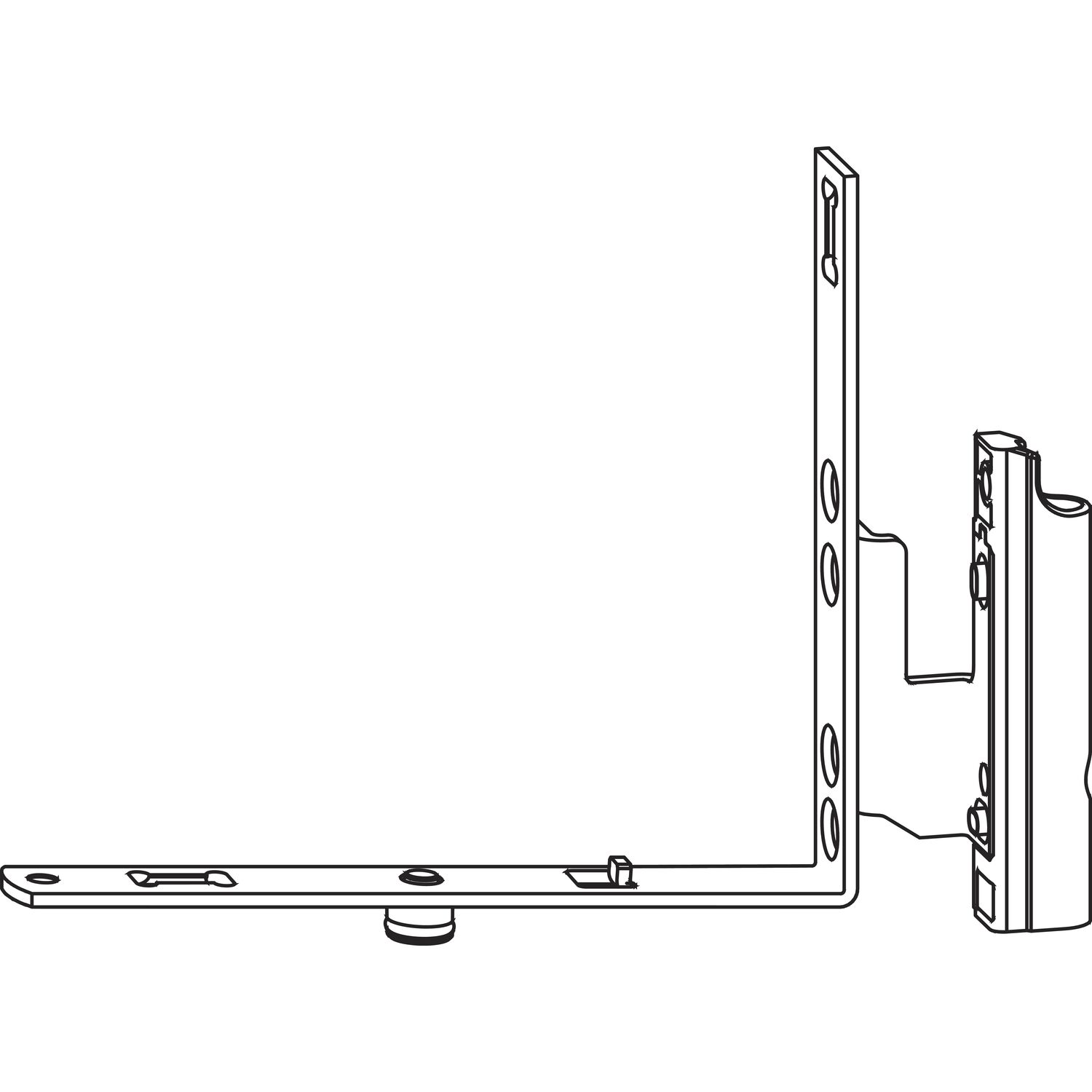 Roto ROTO NX Falzeckband T für Rundbogen/Schrägfenster Holz 12/20-13 silber rechts
