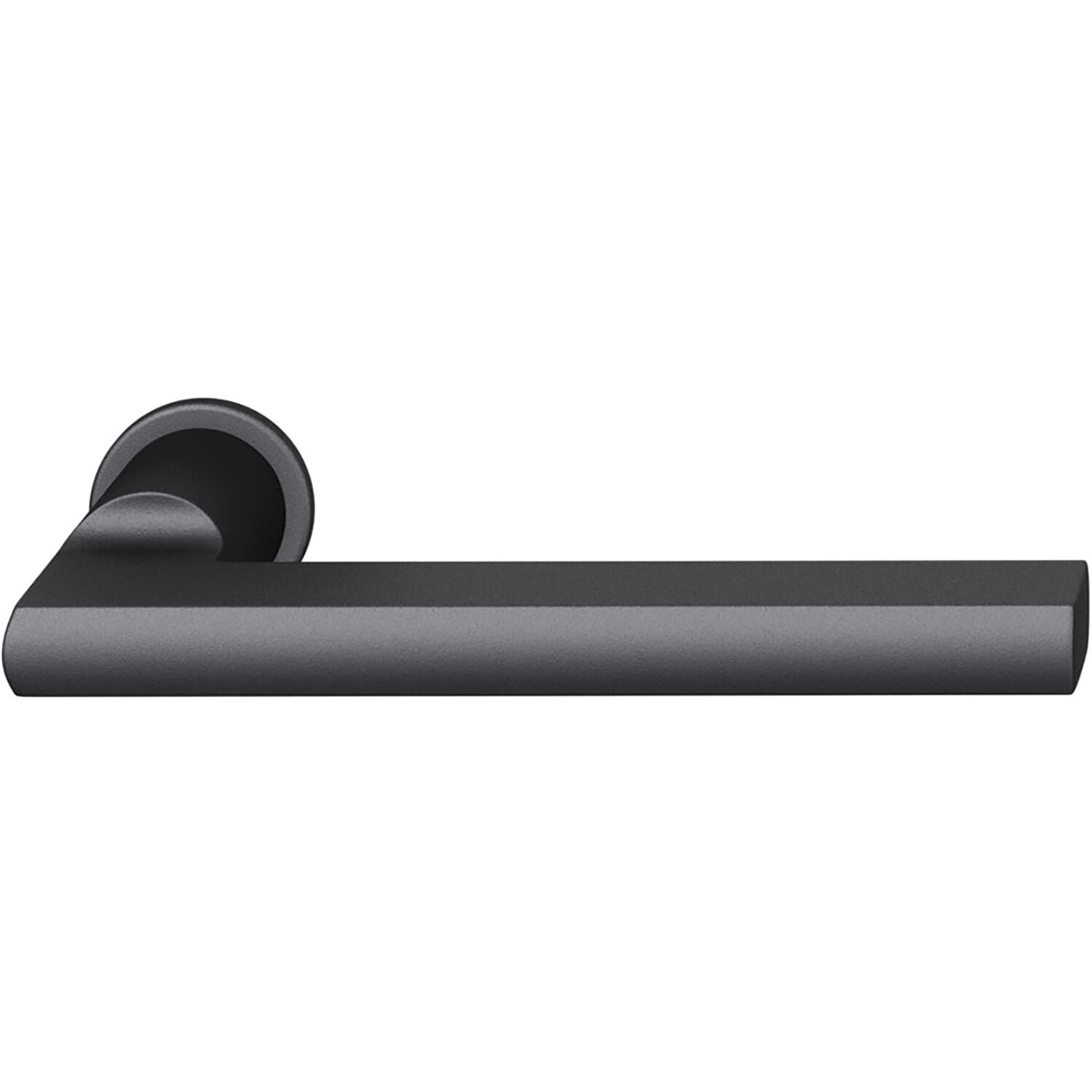 FSB Steckgriff auf Mini-Rosette Türstärke 49-58mm Aluminium schwarz