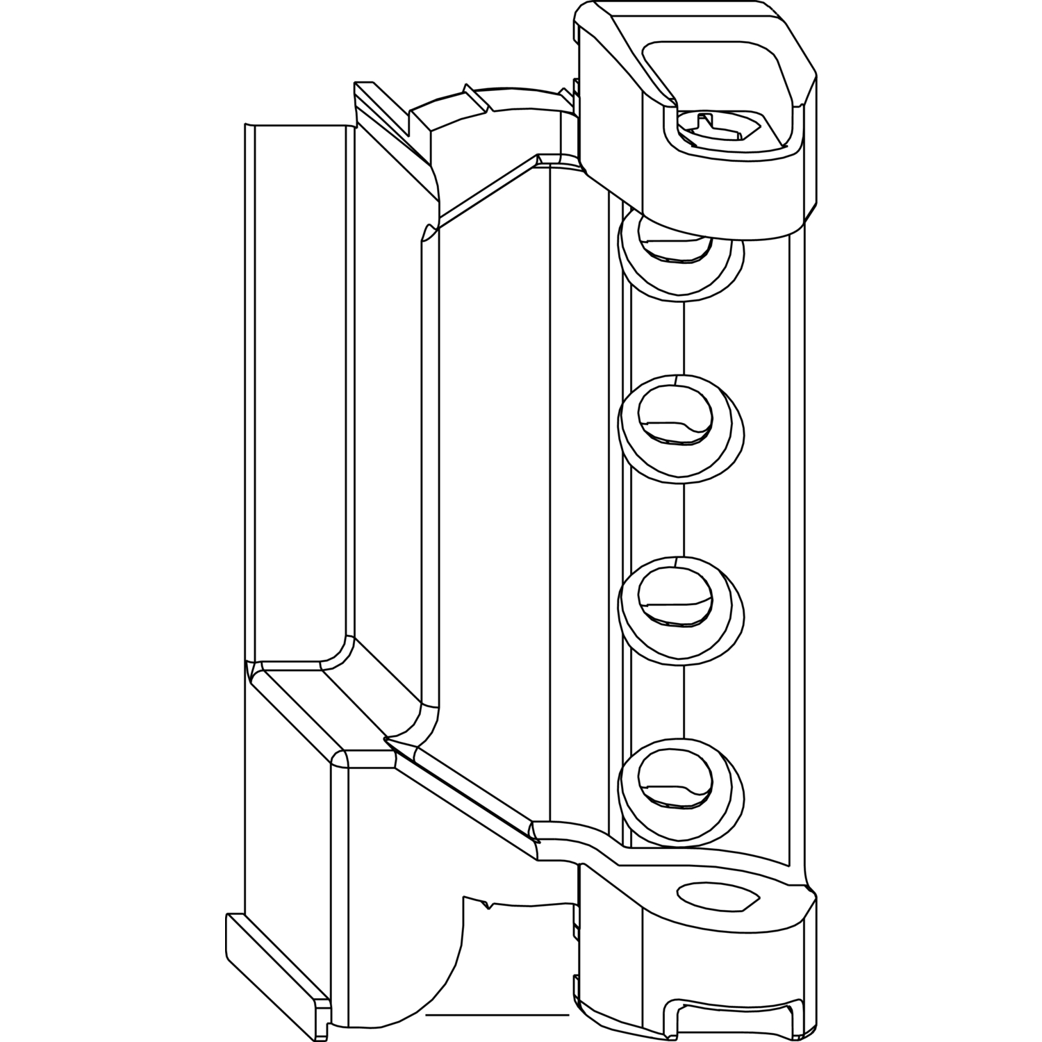 Maco #202541 MACO Scherenlager DT130 4/18-9 mm 130 kg silber rechts (202541)