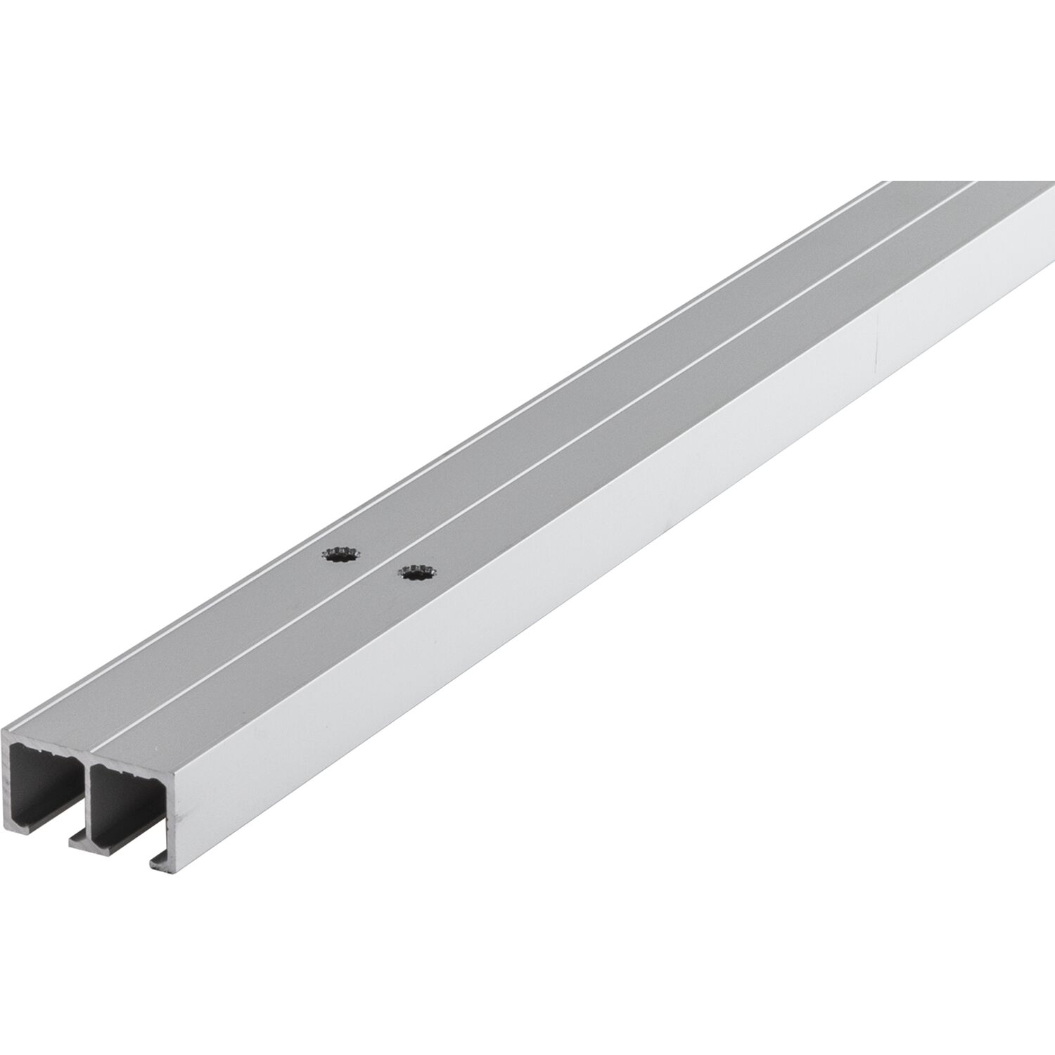 HAWA Clipo 16 GPK/GPPK/GK/GS Doppellaufschiene zum Aufschrauben auf Maß, Alu (250 mm)