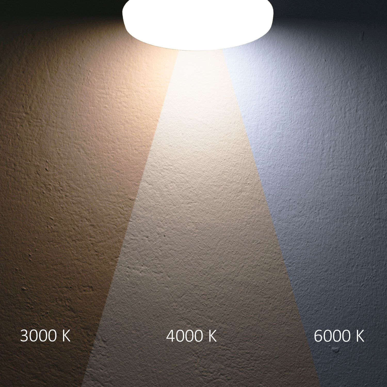 ISOLED LED Deckenleuchte 22|32W mit HF-Sensor weiß rund DN410 IP64 120lm/W ColorSwitch 3000|4000|600