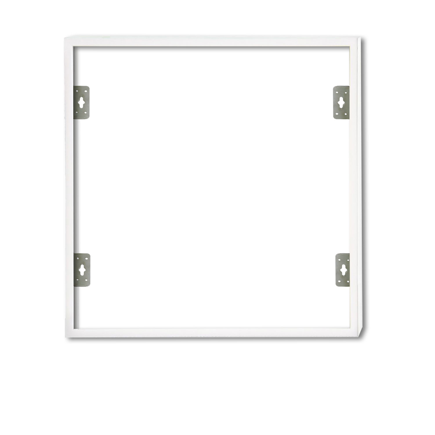 ISOLED Aufbaurahmen weiß RAL 9016 Höhe 7cm für LED Panels 625x625 steckbare Schnellmontage