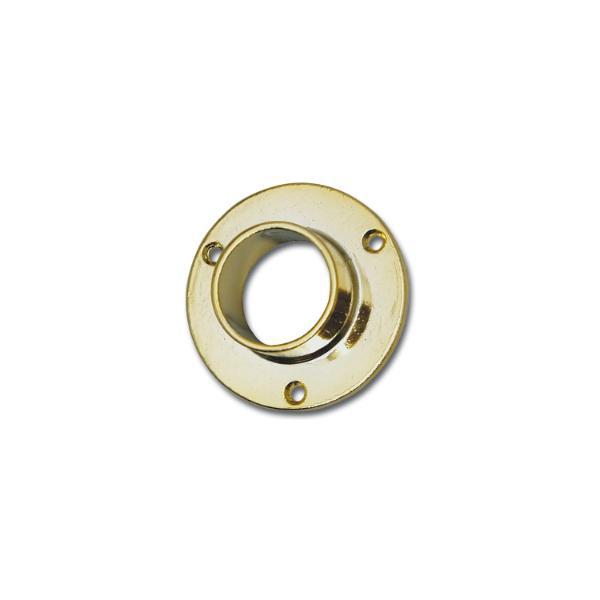 Wandscheibe 1-teilig 25 mm Zamak vergoldet