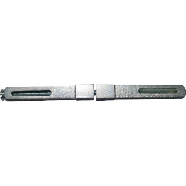 Drexelius Drückerstift geteilt 120mm Vierkant abgesetzt von 9mm auf 8mm ungeprüft CrVI frei