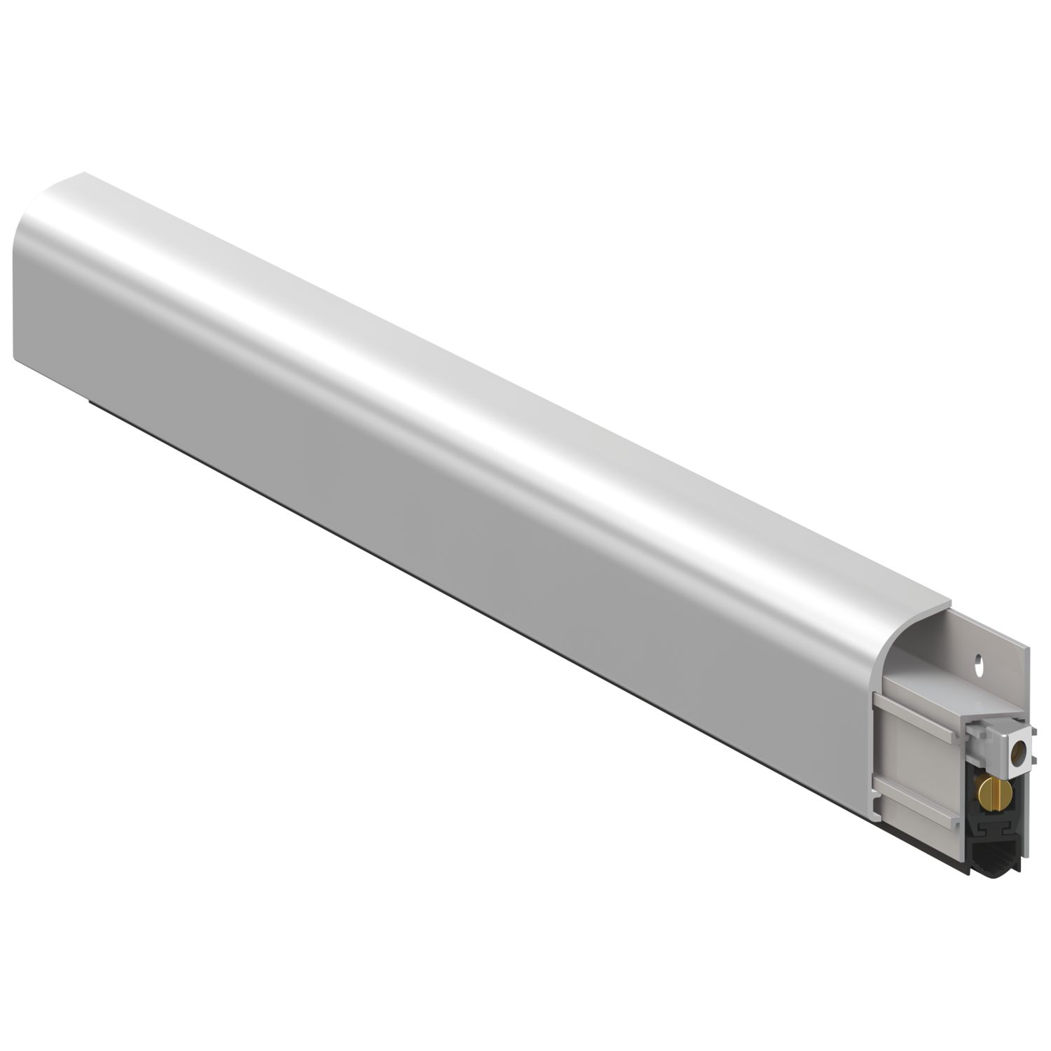 Comaglio Türdichter 1750, Breite 15 mm, Höhe 37,5 mm, Länge 1030 mm, Aluminium natur