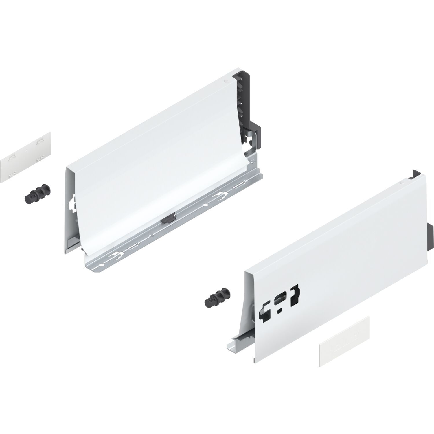 blum TANDEMBOX antaro Zarge Höhe K, NL 270, Stahl Seidenweiß ()