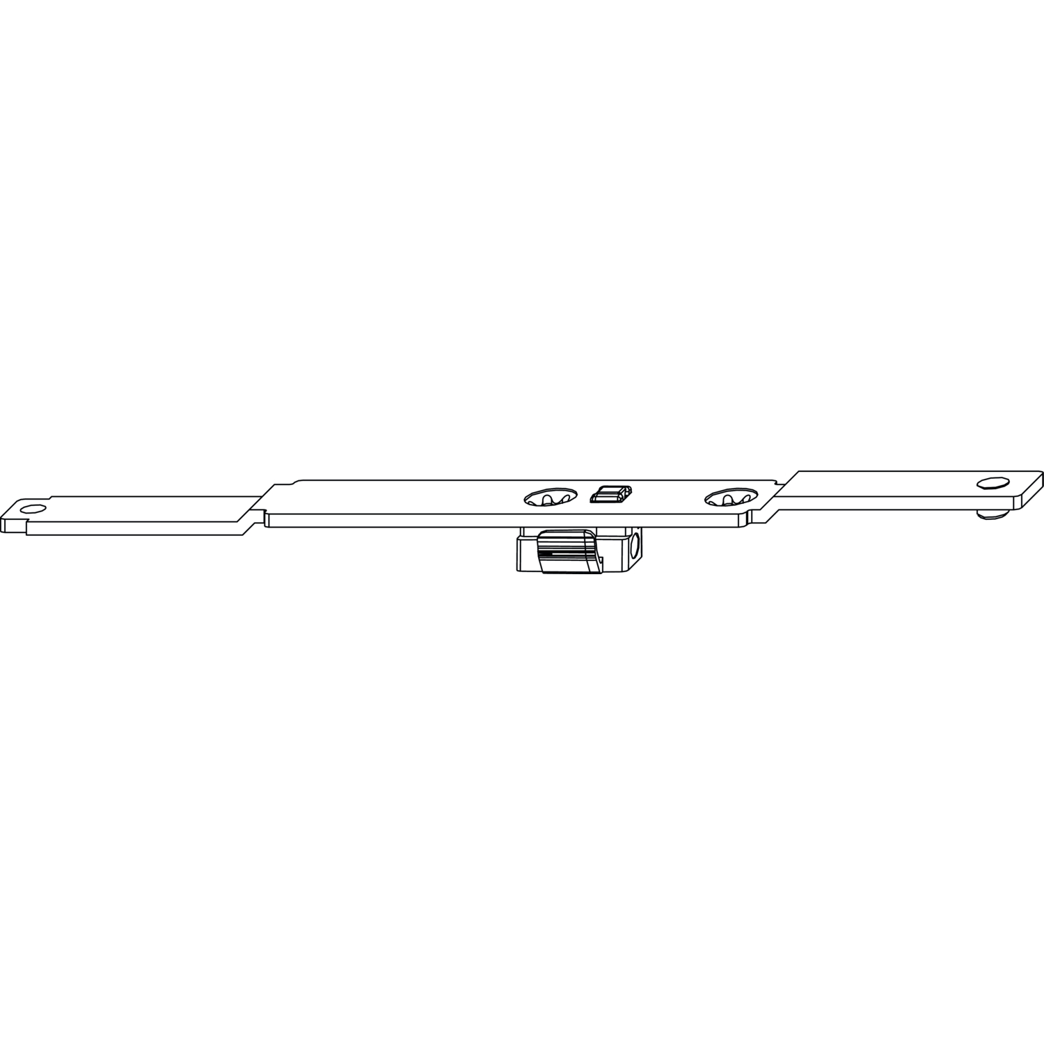 Maco #202867 MACO Stulpverlängerung für Drehband MAMMUT 180 kg, L=170 mm, silber (202867)