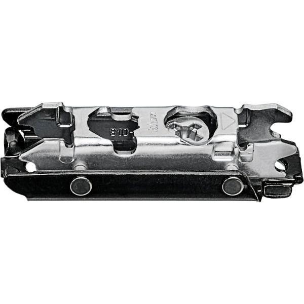 blum CLIP ONYX Exzenter Montageplatte gerade, Stahl, Schrauben, Distanz 3 mm